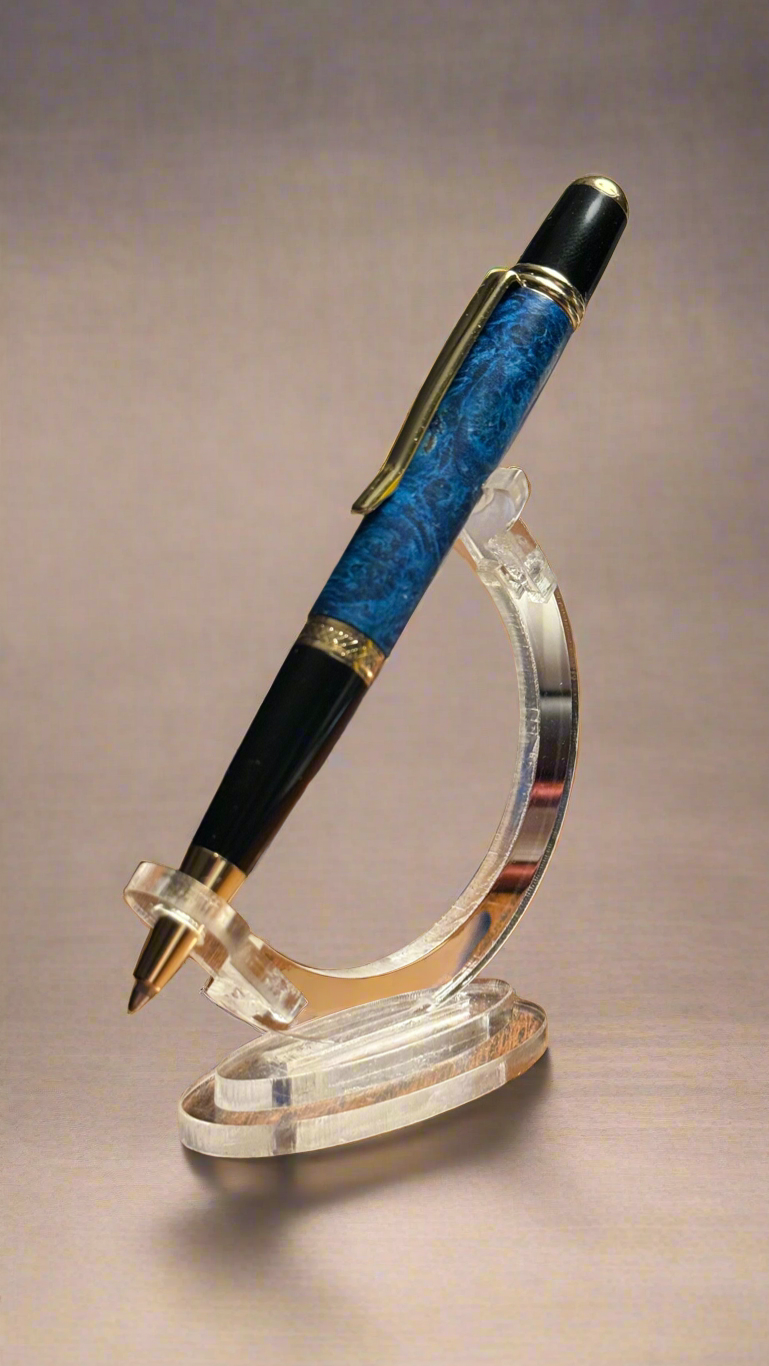 Twist pen with Stableized Box Elder Burl