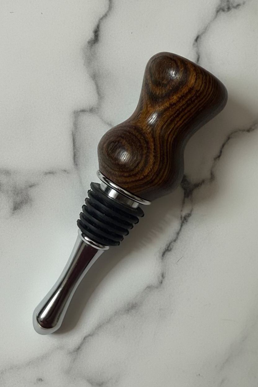 Bocote Bottle Stopper