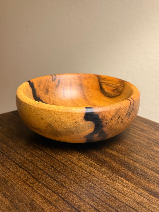 Black and White Ebony Decorative Bowl