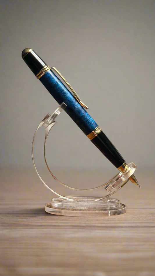 Twist pen with Stableized Box Elder Burl