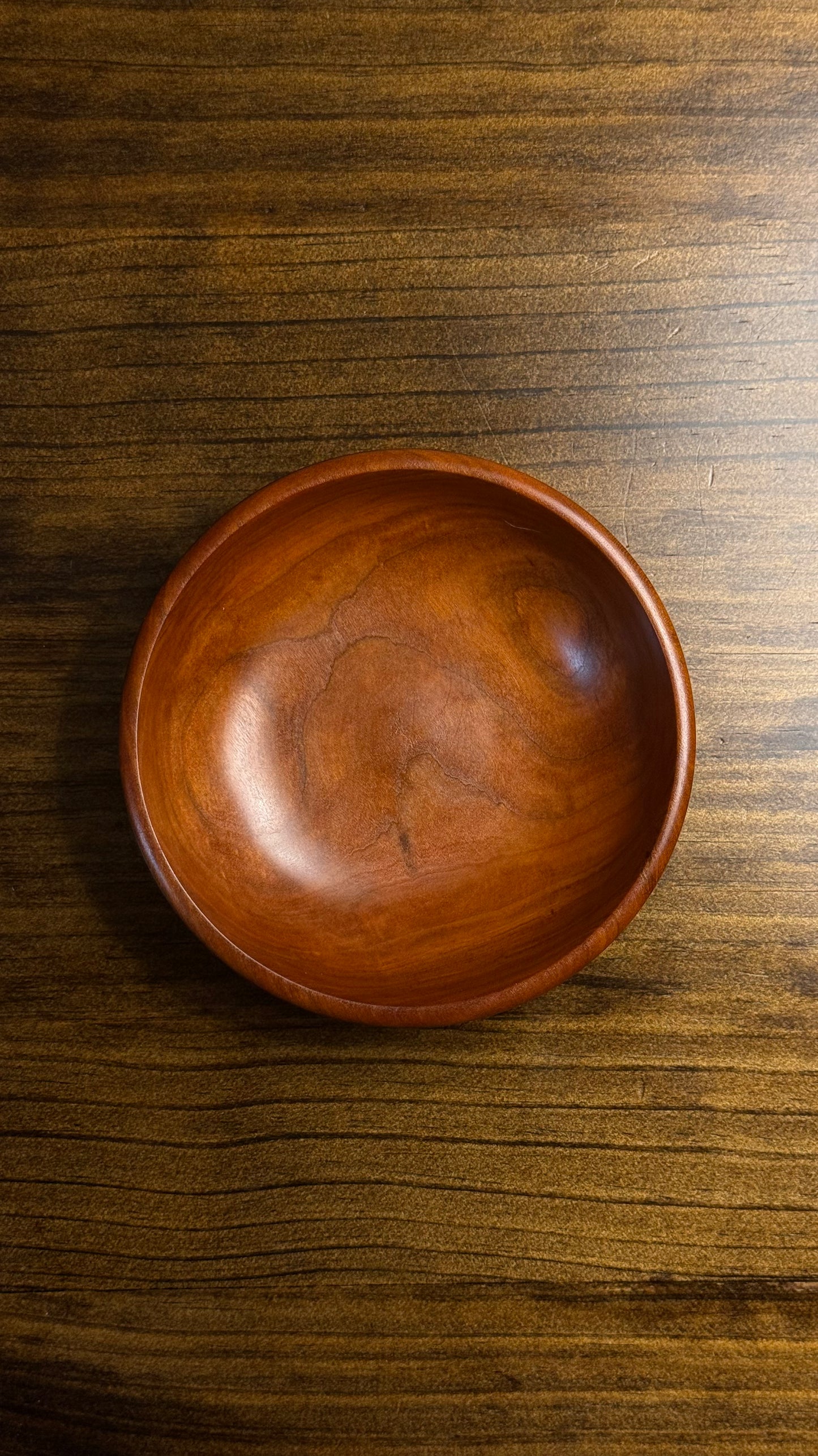 Scripture Engraved Cherry Bowl