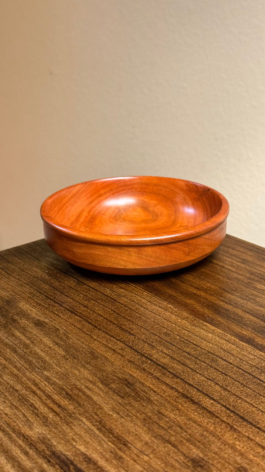 Scripture Engraved Cherry Bowl