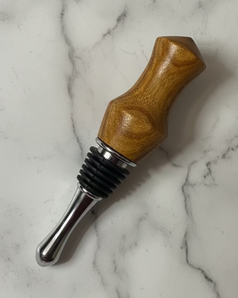Canarywood Bottle Stopper