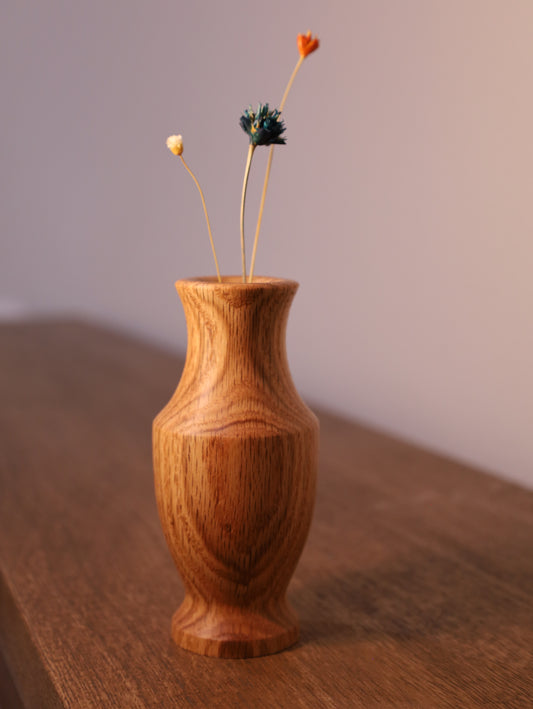 Wooden bowl on a kitchen counter