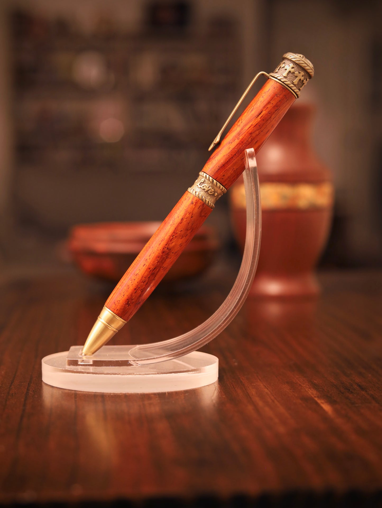 Handcrafted Christian Themed Ball-Point Twist Pen